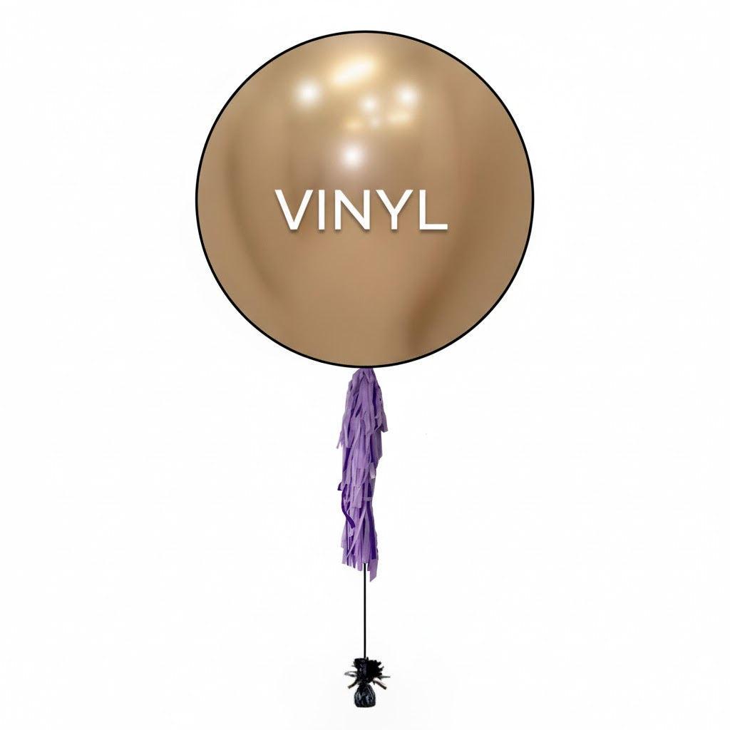 36inch Single Large Customizable Logo Custom Print Vinyl Balloon with TASSEL