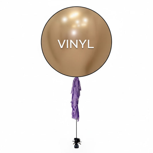 36inch Single Large Customizable Logo Custom Print Vinyl Balloon with TASSEL
