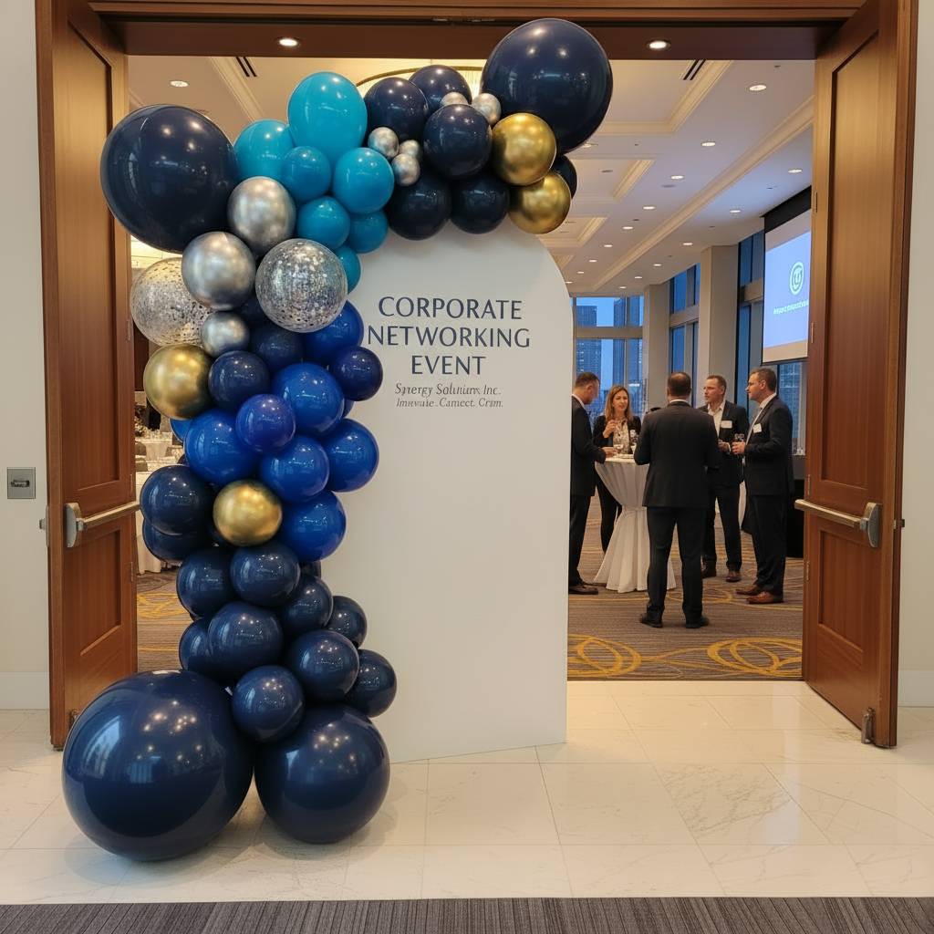 [3 DAY RENTAL] 6.6 ft Backdrop with Custom Message and Balloon Garland (Indoor)
