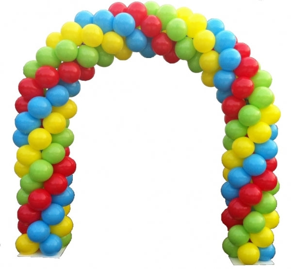 [10x10FT] Solid Colour Spiral Pattern Double Arch - Outdoor