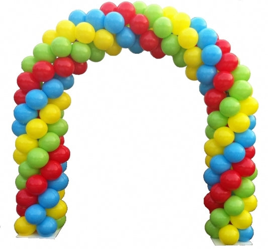 [10x10FT] Solid Colour Spiral Pattern Double Arch - Outdoor