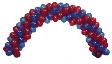 Outdoor 35 Foot Spiral Arch HELIUM FILLED