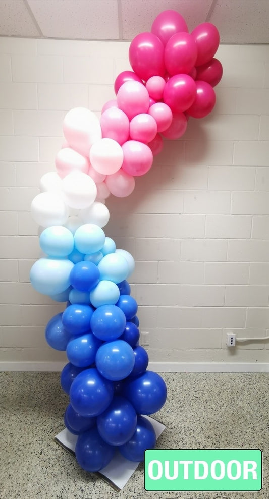 [8x3FT] OUTDOOR Ombre Garland Column